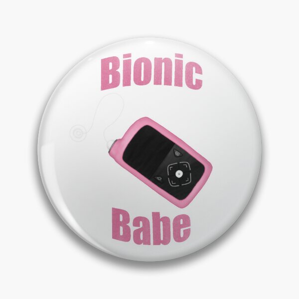 Item preview, pink bionic babe insulin pump designed and sold by That Autist Artist.