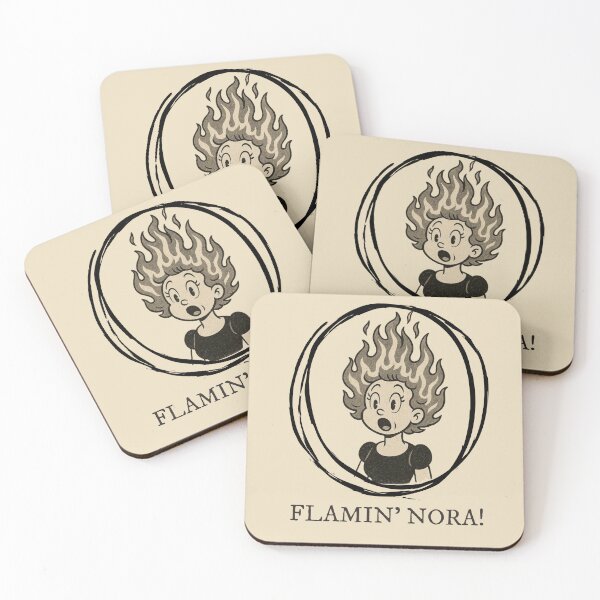 Item preview, Flamin' Nora! designed and sold by OddDuckProduct.