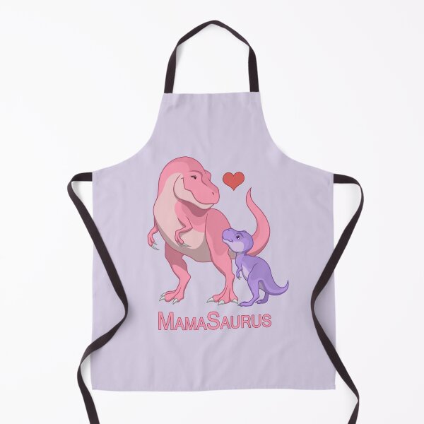 Item preview, Pink MamaSaurus Mother & Purple Baby T-Rex Dinosaurs designed and sold by csforest.