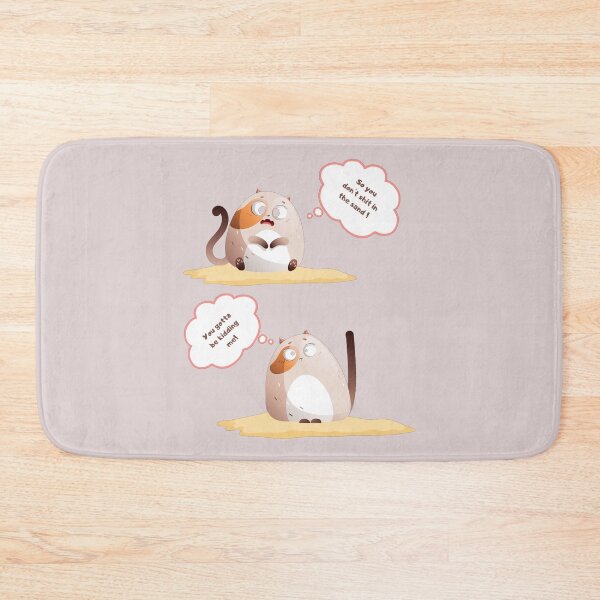 Item preview, Sarcastic Cat Duo – Litter Box Comic Art designed and sold by SmyrnaArtGalery.