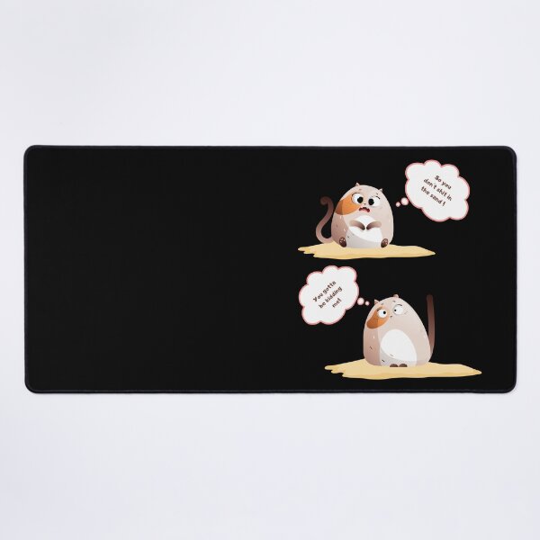 Item preview, Sarcastic Cat Duo – Litter Box Comic Art designed and sold by SmyrnaArtGalery.
