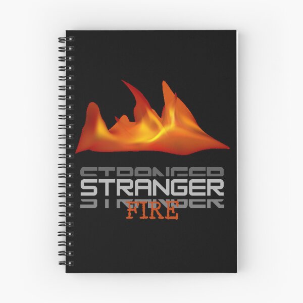 Item preview, Stranger Fire Flame T-Shirt – Bold Retro Design designed and sold by SmyrnaArtGalery.
