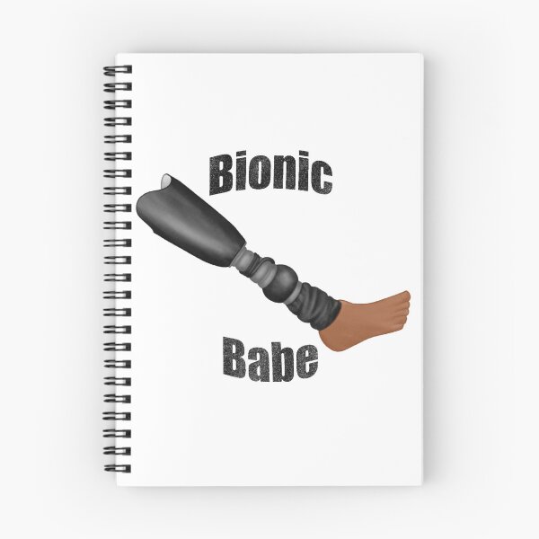 Item preview, black bionic babe prosthetic leg 2 designed and sold by That Autist Artist.