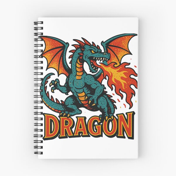 Item preview, Raging Flames Retro Ragon designed and sold by JonelleTshirts.