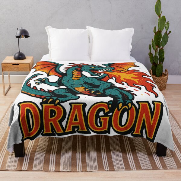 Item preview, Raging Flames Retro Ragon designed and sold by JonelleTshirts.
