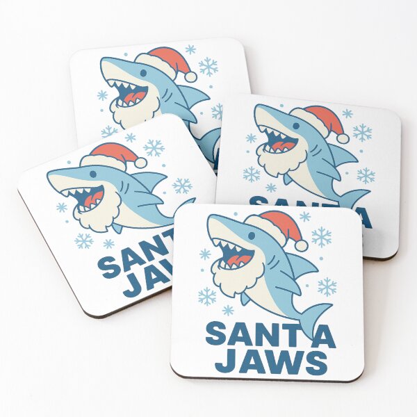 Item preview, Funny Santa Jaws Shark Christmas designed and sold by Tigerr3g.