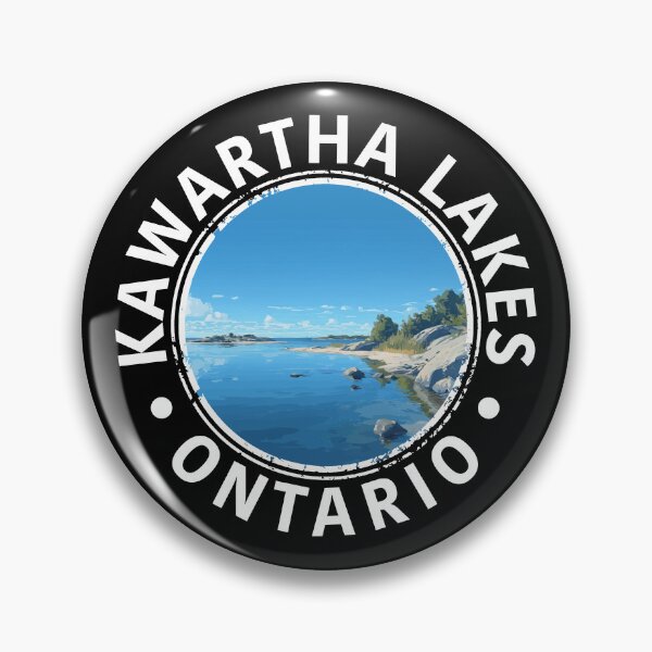 Artikelvorschau, Kawartha Lakes – Ontario (mit weißer Schrift) entworfen und verkauft von VelvetRoom.
