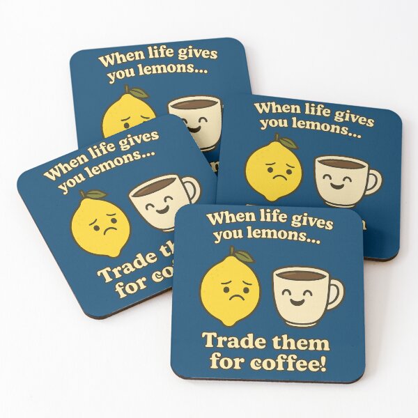 Item preview, Trade Lemons for Coffee – Funny Quote Design designed and sold by Tiatooty.