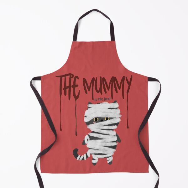 Artikelvorschau, Mumienkatze T-Shirt – „The Mummy Is The Best“ Halloween-Shirt entworfen und verkauft von SmyrnaArtGalery.
