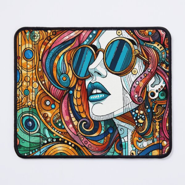 Item preview, Dolled Up Queen Rockstar--Girlie Pop Art Portrait of a Strong Woman designed and sold by Ojo de Lilith.