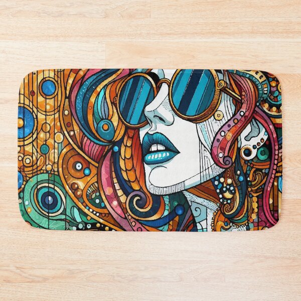 Item preview, Dolled Up Queen Rockstar--Girlie Pop Art Portrait of a Strong Woman designed and sold by  Ojo de Lilith.