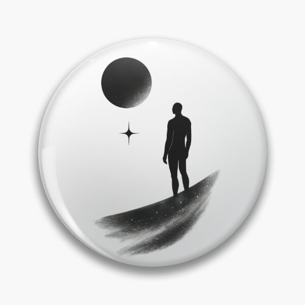 Item preview, Cosmic Silence – Minimal Silver Surfer designed and sold by LoomisDreams.