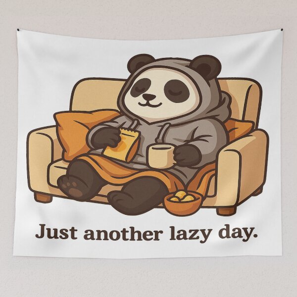 Item preview, Just another lazy day designed and sold by CappieLab.