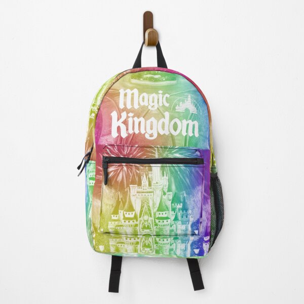 Item preview, Rainbow Magic Kingdom w/ Text – Fireworks Oil Painting designed and sold by larrypnts.