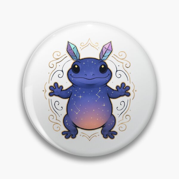 Item preview, Crystal-Eared Galaxy Frog designed and sold by HeyTosha.