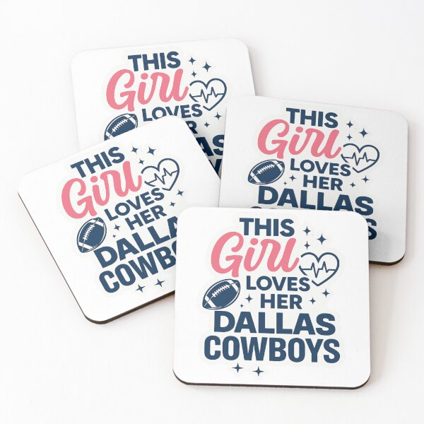 Item preview, This Girl Loves Her Dallas Cowboys Female Football Fan Pride designed and sold by CoachEkong.