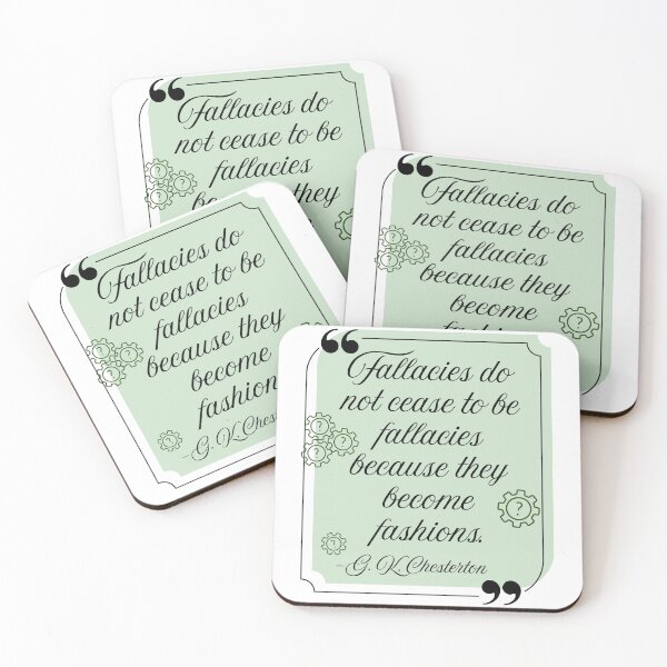 Item preview, Fallacies & fashions - GK Chesterton designed and sold by stella literarium.