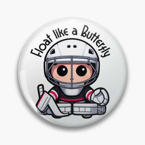 Item preview, Float like a Butterfly! Hockey Goalie Gift designed and sold by SSustainable.