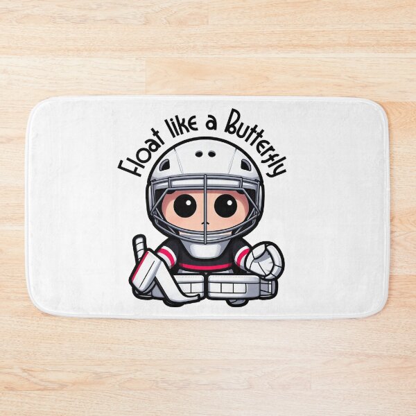 Item preview, Float like a Butterfly! Hockey Goalie Gift designed and sold by SSustainable.