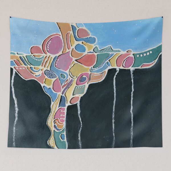 Item preview, Peaceful Horizon: Tranquility abstract by Edie's Arts designed and sold by EdiesArts.