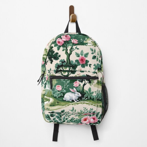 Item preview, Whimsical Rose Garden Pattern with Bunnies designed and sold by elissiart.