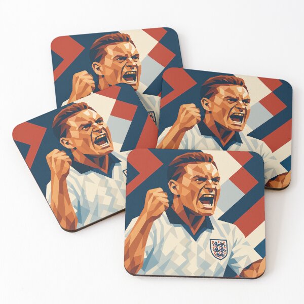 Item preview, Paul Gascoigne Football England Legend Vector Art designed and sold by kakarikihill.