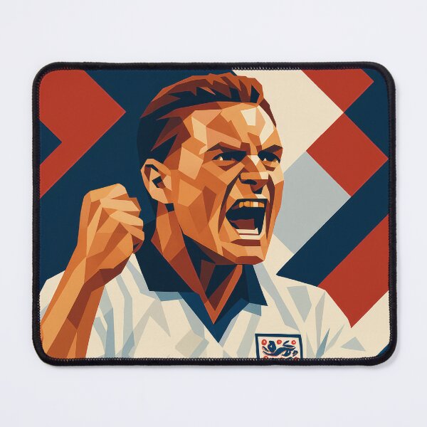 Item preview, Paul Gascoigne Football England Legend Vector Art designed and sold by kakarikihill.