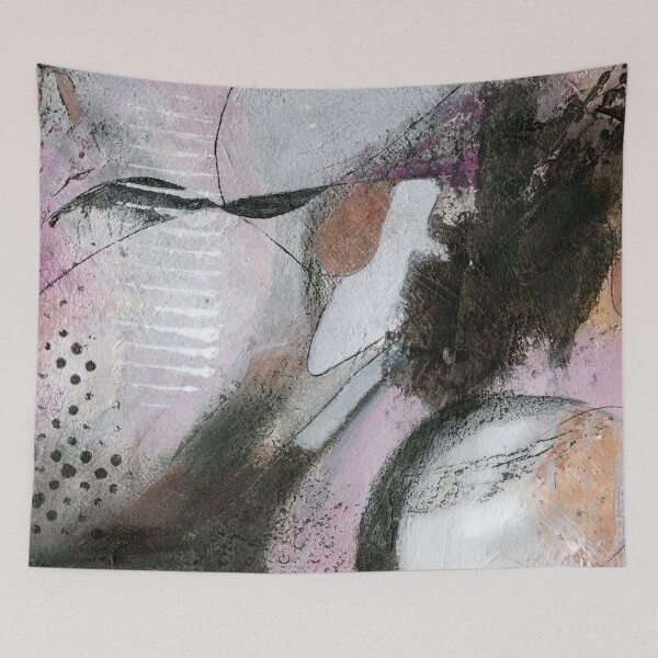 Item preview, Pink Haze: Muted Harmony abstract designed and sold by EdiesArts.