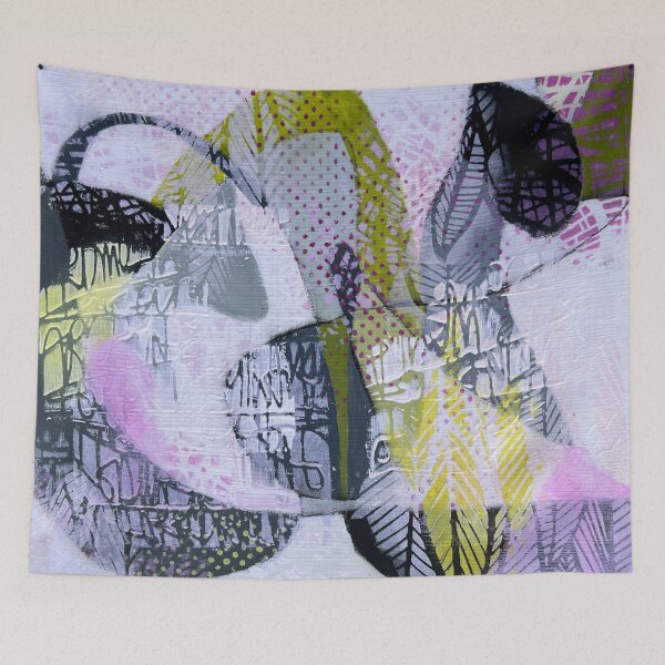 Item preview,  Chromatic Echoes: Spectral Tapestry abstract designed and sold by EdiesArts.