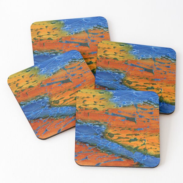 Item preview, Fire and Ice; Ember Glow abstract designed and sold by EdiesArts.