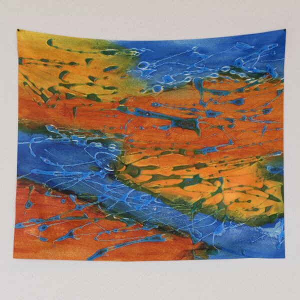 Item preview, Fire and Ice; Ember Glow abstract designed and sold by EdiesArts.