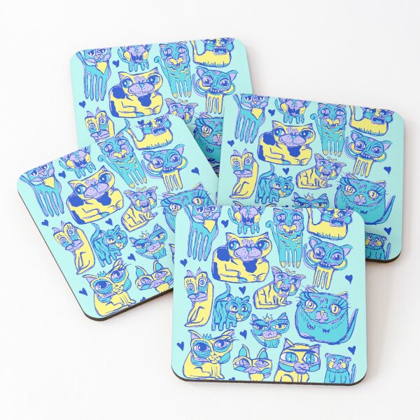 Item preview, more very  hideous cats designed and sold by crestfallenmermaid.