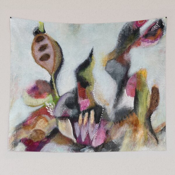 Item preview, Alien Plant Life: Otherworldly Bloom abstract designed and sold by EdiesArts.