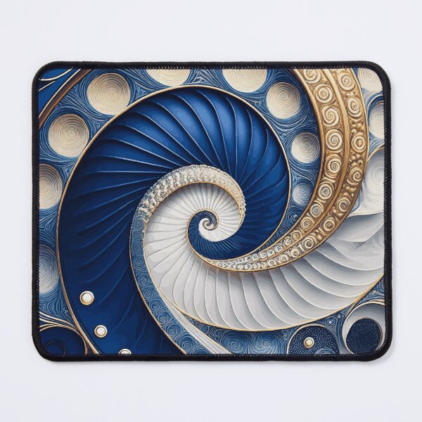 Item preview, Colorful Abstract Fibonacci Art 18 designed and sold by Vicky Brago-Mitchell®.