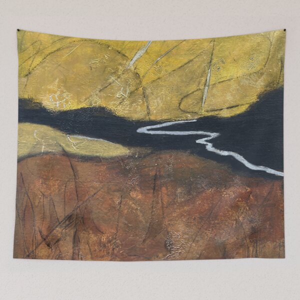 Item preview, Mystical River; Moonlight abstract designed and sold by EdiesArts.