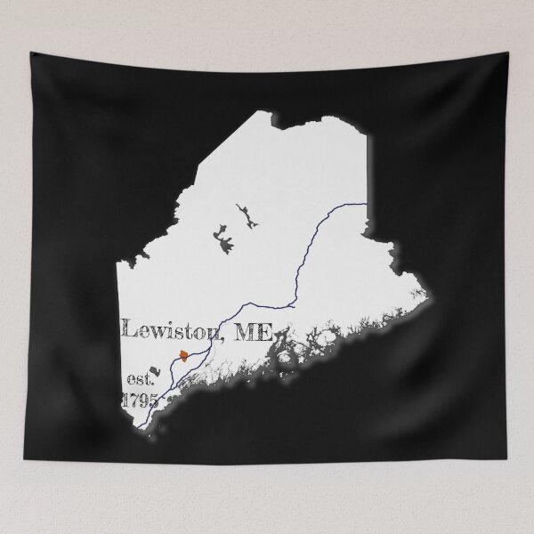 Item preview, Lewiston, ME [White] designed and sold by PhilbonianDezin.