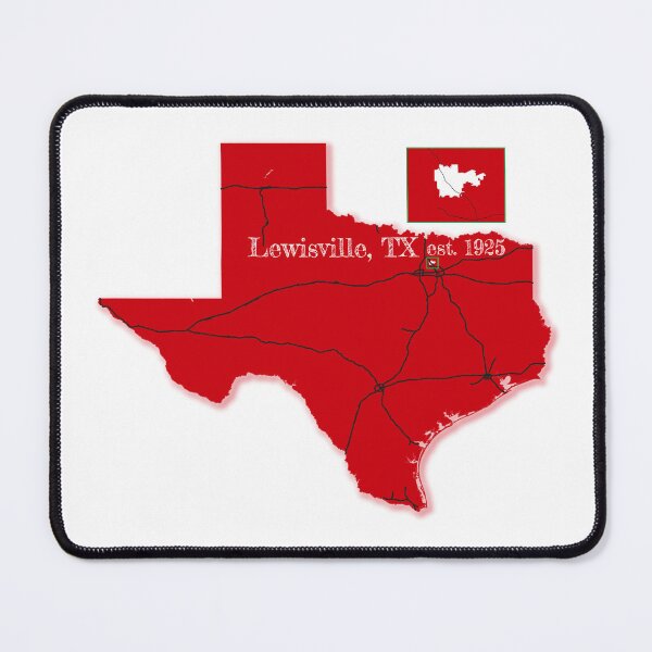 Item preview, Lewisville, TX [Red] designed and sold by PhilbonianDezin.