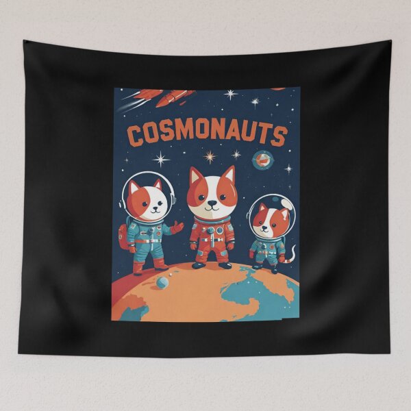 Item preview, Funny Dogs COSMONAUTS. designed and sold by Giulivo Store Graphic.