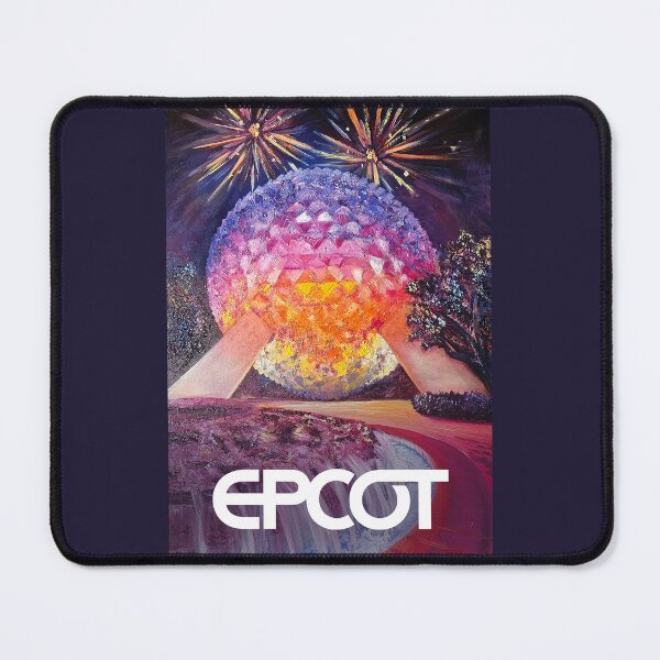 Item preview, Epcot Ball w/ Text – Fireworks Oil Painting designed and sold by larrypnts.