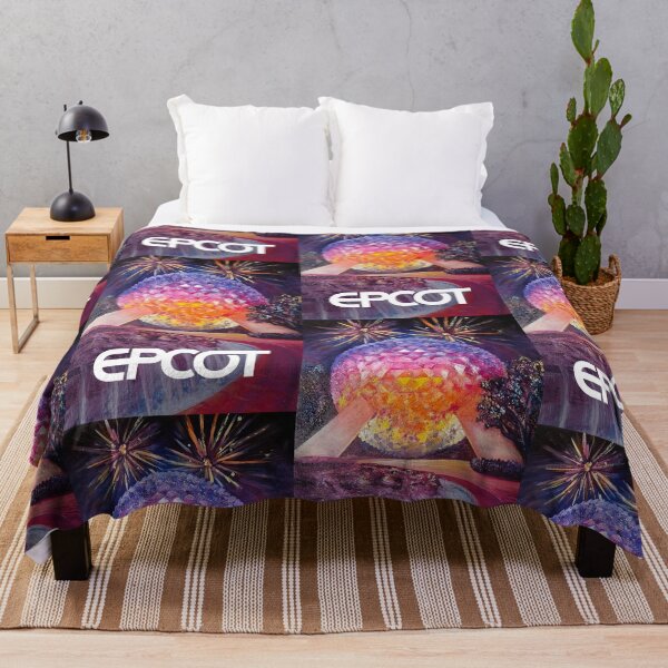 Item preview, Epcot Ball w/ Text – Fireworks Oil Painting designed and sold by larrypnts.