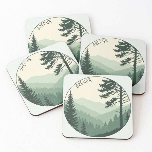 Item preview, Oregon Aesthetic Green Pine Tree designed and sold by lea-lani.