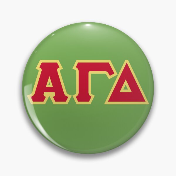Item preview, Alpha Gam Block Letters (Red with Buff Outline) designed and sold by KLF Creative.