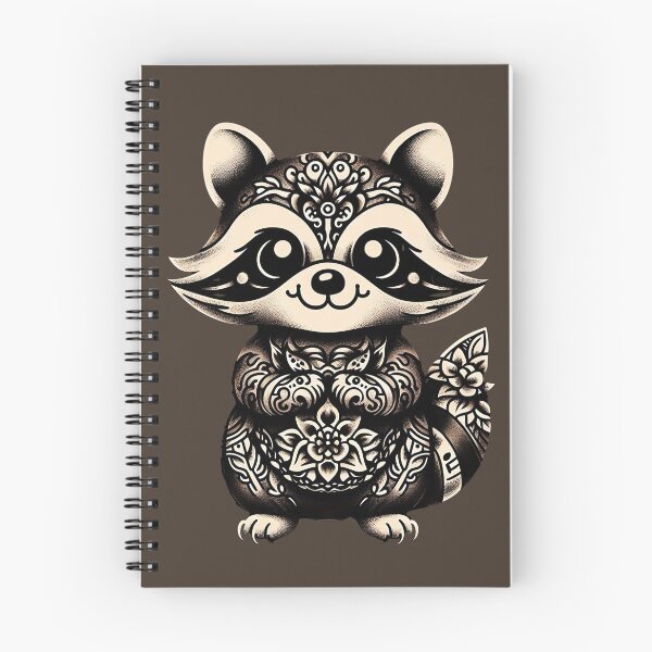 Item preview, Bandido Floral: Arte bohemio de mapaches para almas salvajes designed and sold by SoulOfTrees.