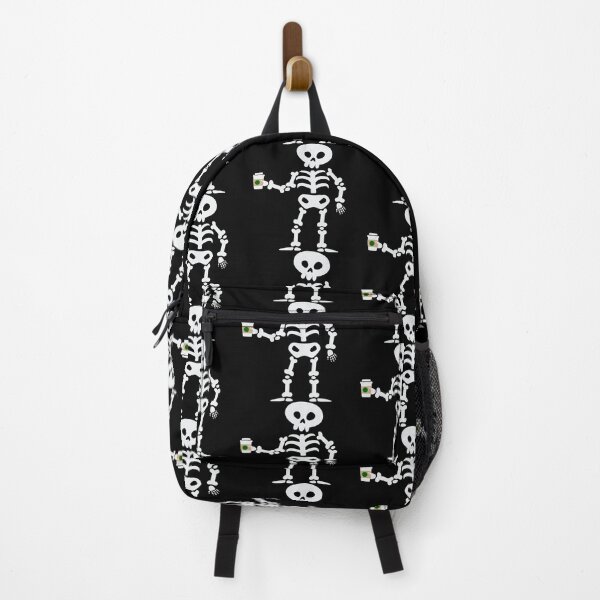 Item preview, coffee skeleton halloween skull cute funny gothic designed and sold by Gossip Rag.