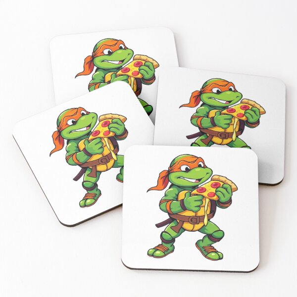 Item preview, TMNT: Michelangelo with a slice of pizza designed and sold by JonysCreativeDesigns.