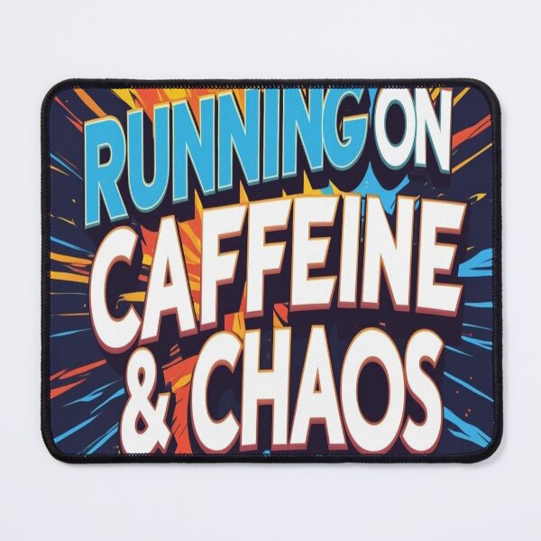 Item preview, Fueled by Coffee & Chaos – Bold Minimalist Quote Design designed and sold by AkkoAkko.