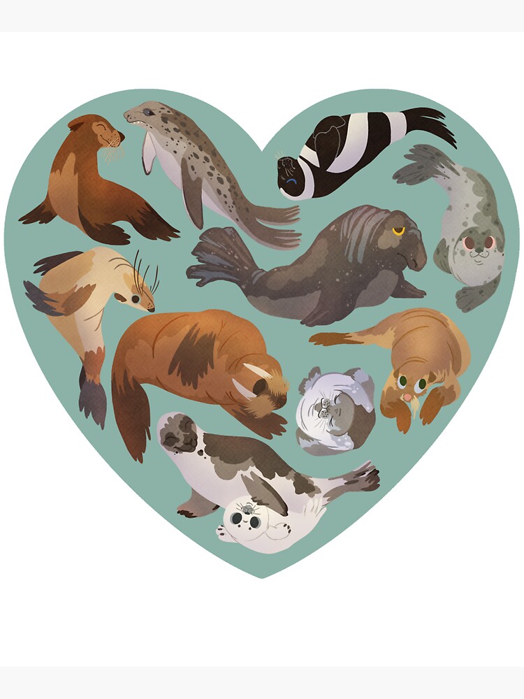 For the Love Of Pinnipeds Tote Bag