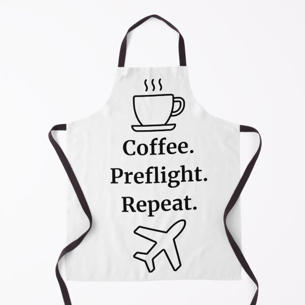 Item preview, "Coffee. Preflight. Repeat. — Pilot Routine" designed and sold by AirmanTalha.