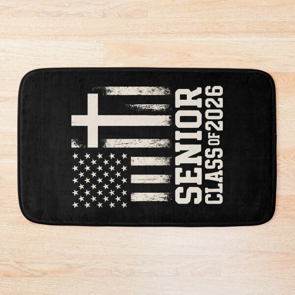 Item preview, Senior Class 2026 Cross Flag USA designed and sold by HandicraftArt.