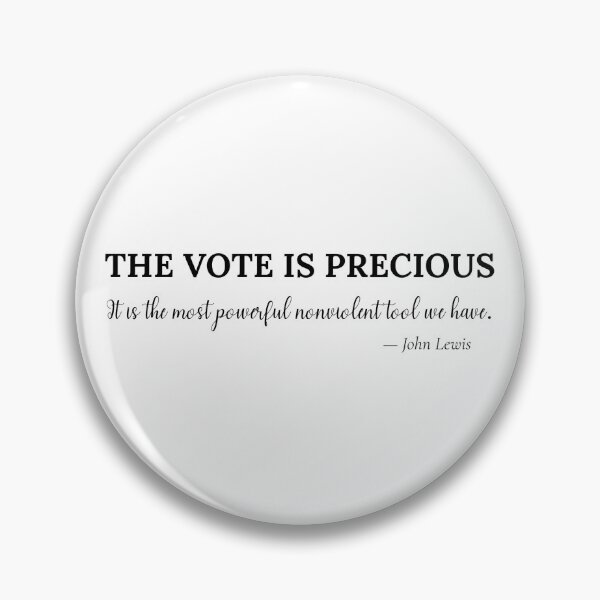 Item preview, The Vote is Precious its the most powerful nonviolent tool we have — Civic Engagement Quote designed and sold by wearablewares.